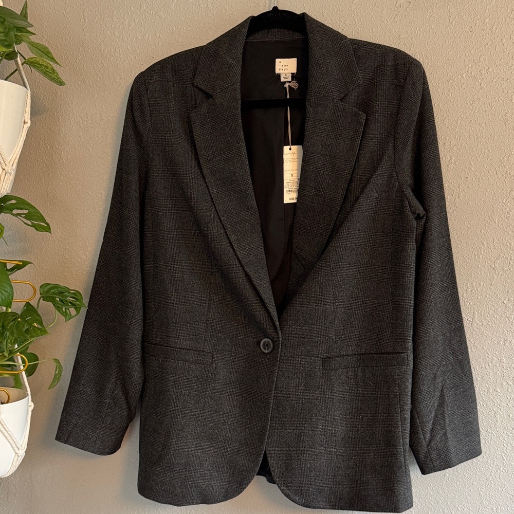 a new day Dark Gray Blazer
